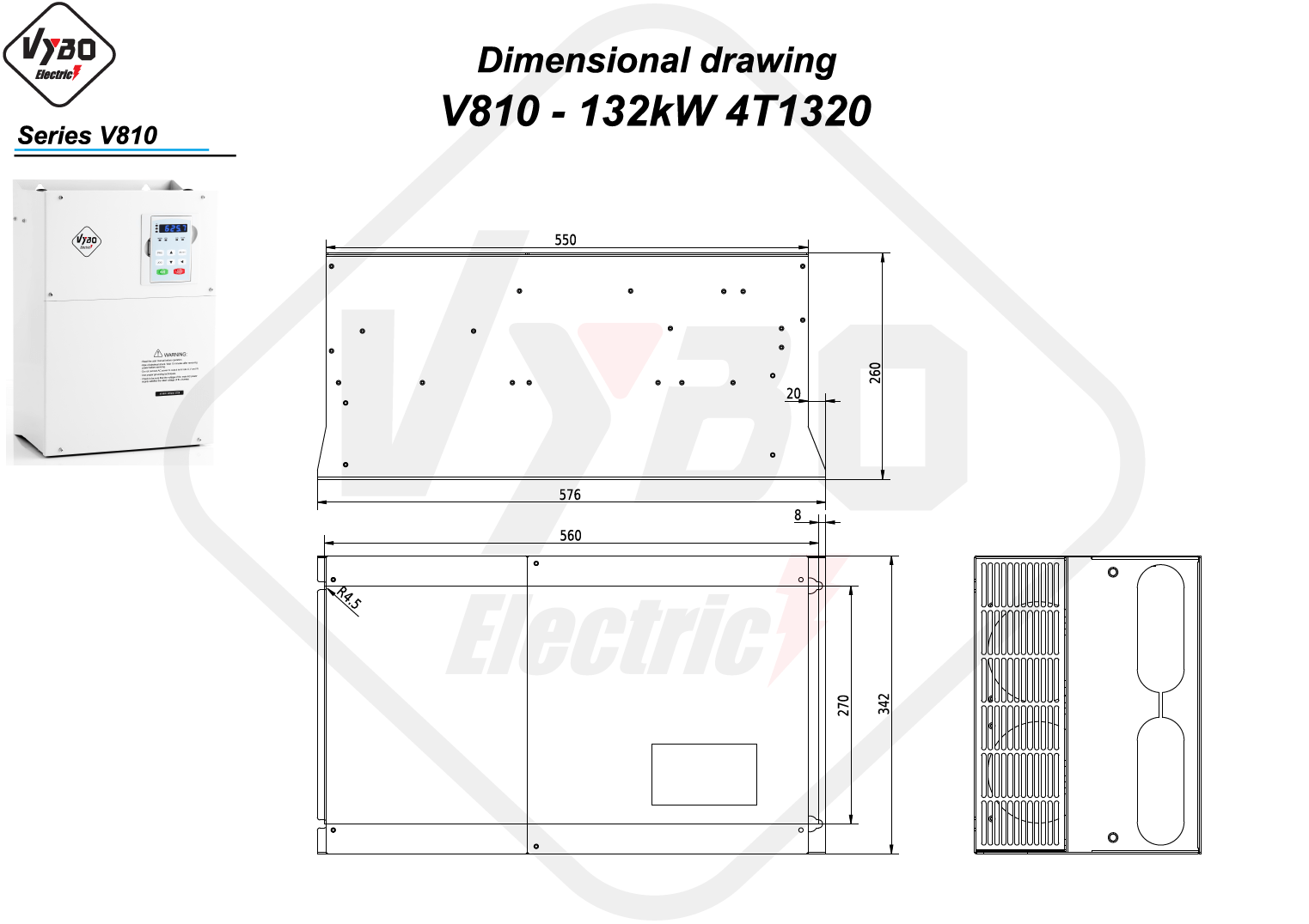 Måttritning V810 4T1320